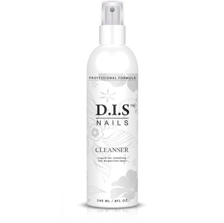 Рідина для видалення липкого шару D.I.S Nails CLEANSER, 240 мл