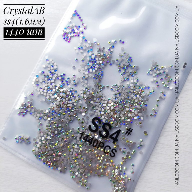 20190914_083910-01-1060x1060 Камінці Crystal AB розмір на вибір ss3-ss8, 1440 шт