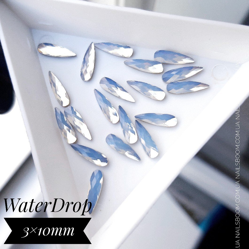 Стразы WaterDrop Opal 3×10 мм, 10 шт