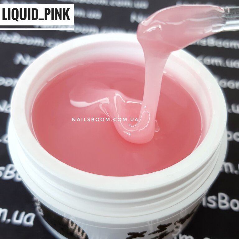 Моделюючий гель NailApex Liquid Pink, 50 мл (напівпрозорий)