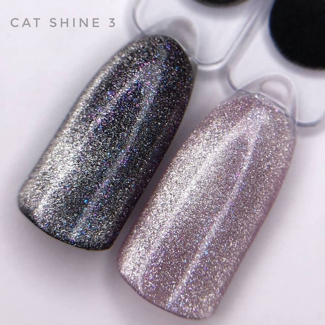 Гель-лак котяче око Saga Cat Shine 3, 8 мл