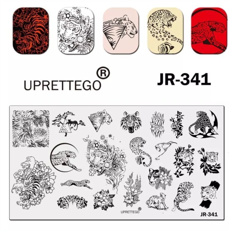 Пластинаs Пластина для стемпінгу JR-341