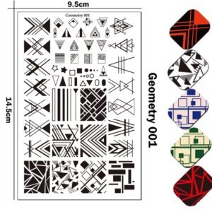 Пластина м Пластина для стемпінгу SuNail Geometry 001