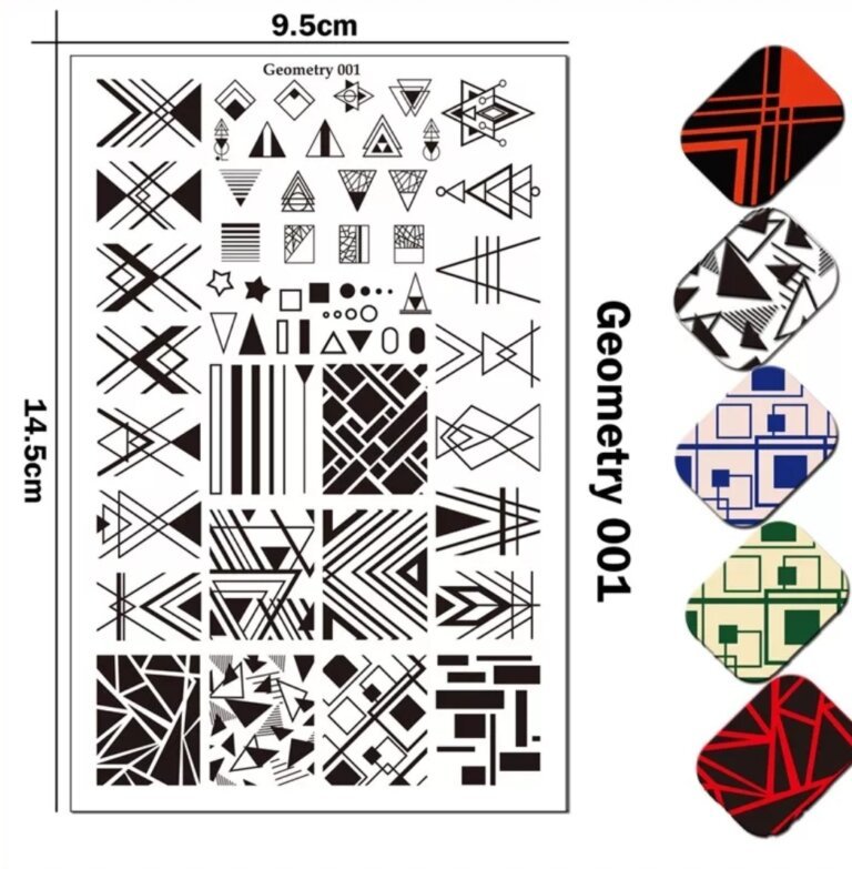 Пластина для стемпінгу SuNail Geometry 001