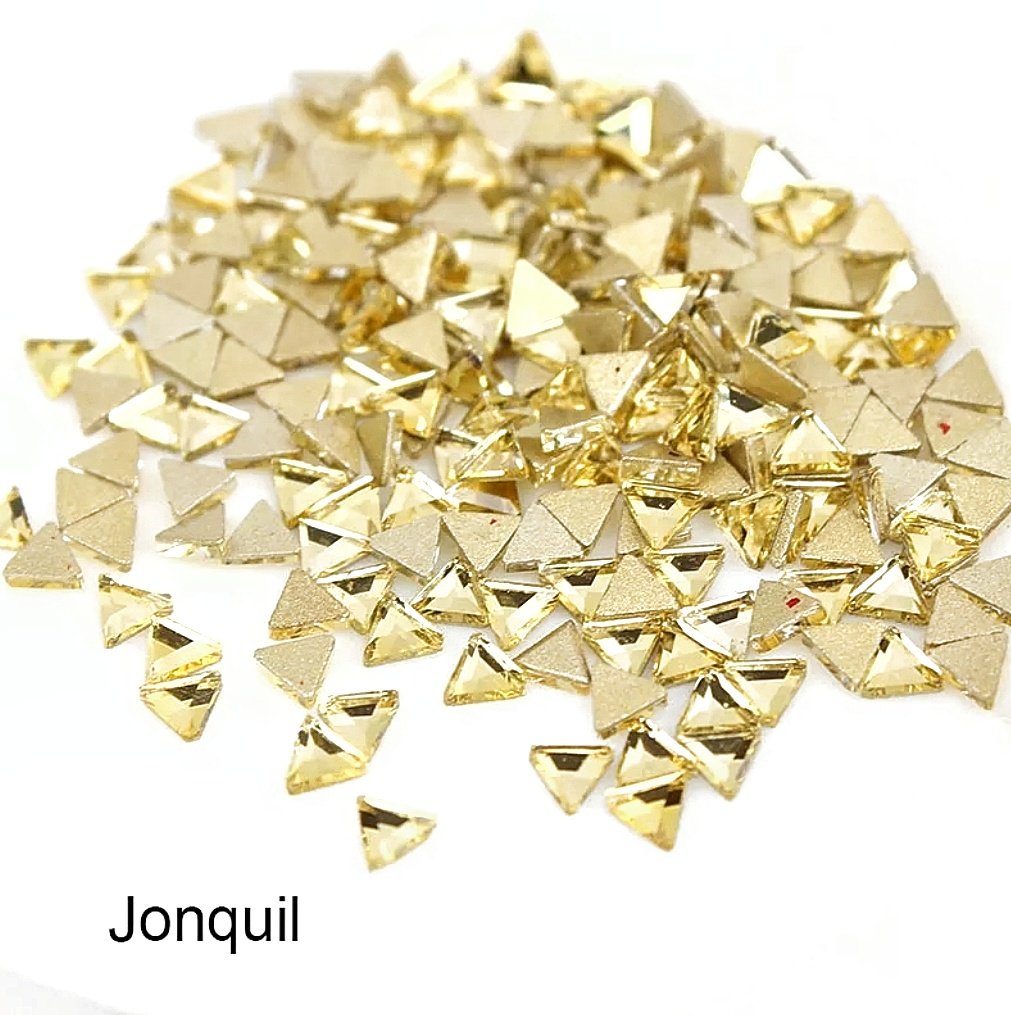Стразы Jonquil треугольник 3×3 мм, 10 шт