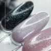 Гліттерний топ NailApex Top Glitter Silver, 15 мл