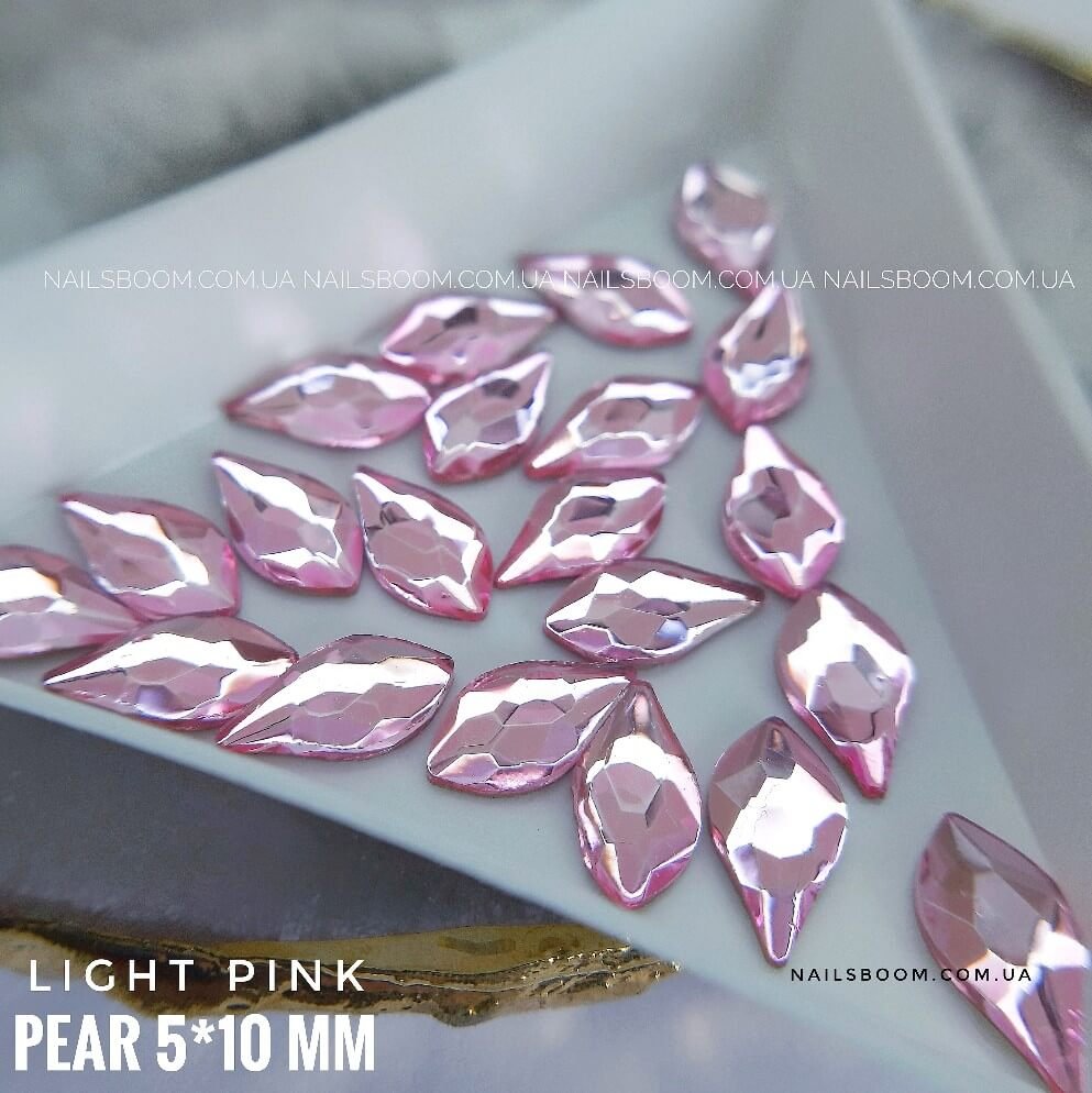 20210212_141716-01_copy_993x994 Стразы фигурные груша Pear 5×10 мм Pink, 10 шт