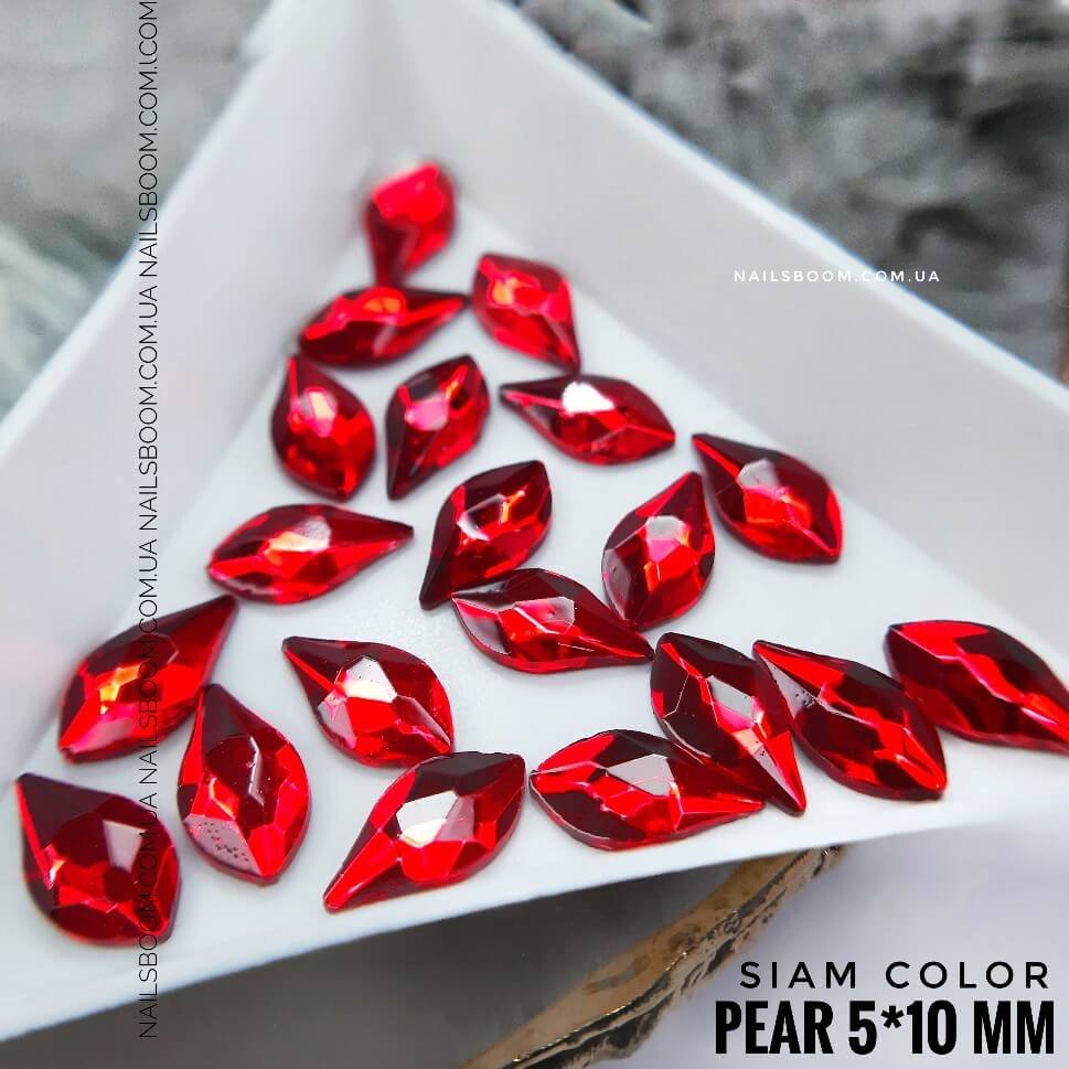 20210212_143404-01_copy_969x969 Стразы фигурные груша Pear 5×10 мм Siam, 10 шт