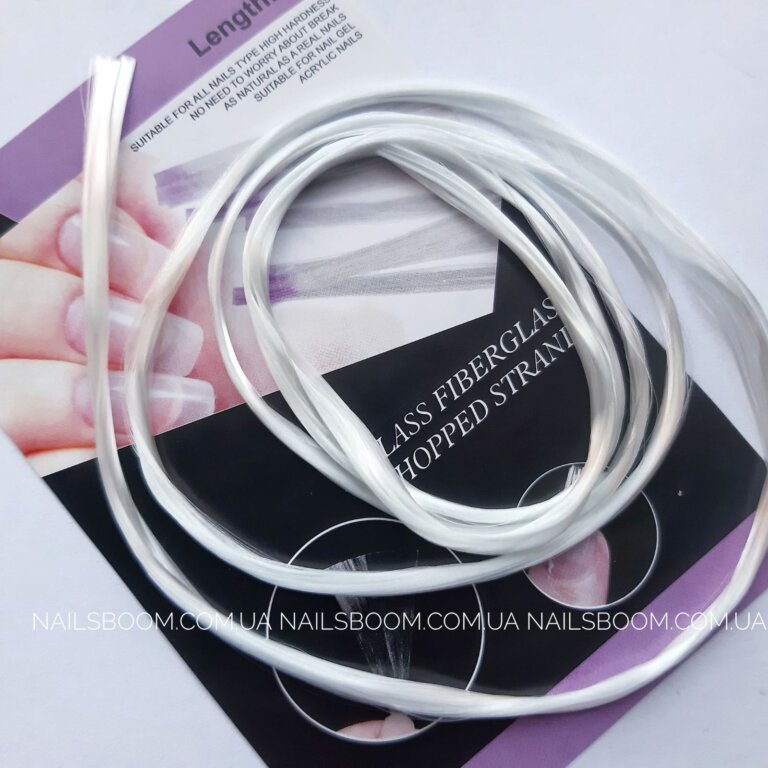 Стекло волокно для ремонта и наращивания ногтей Fiberglass, 1 м