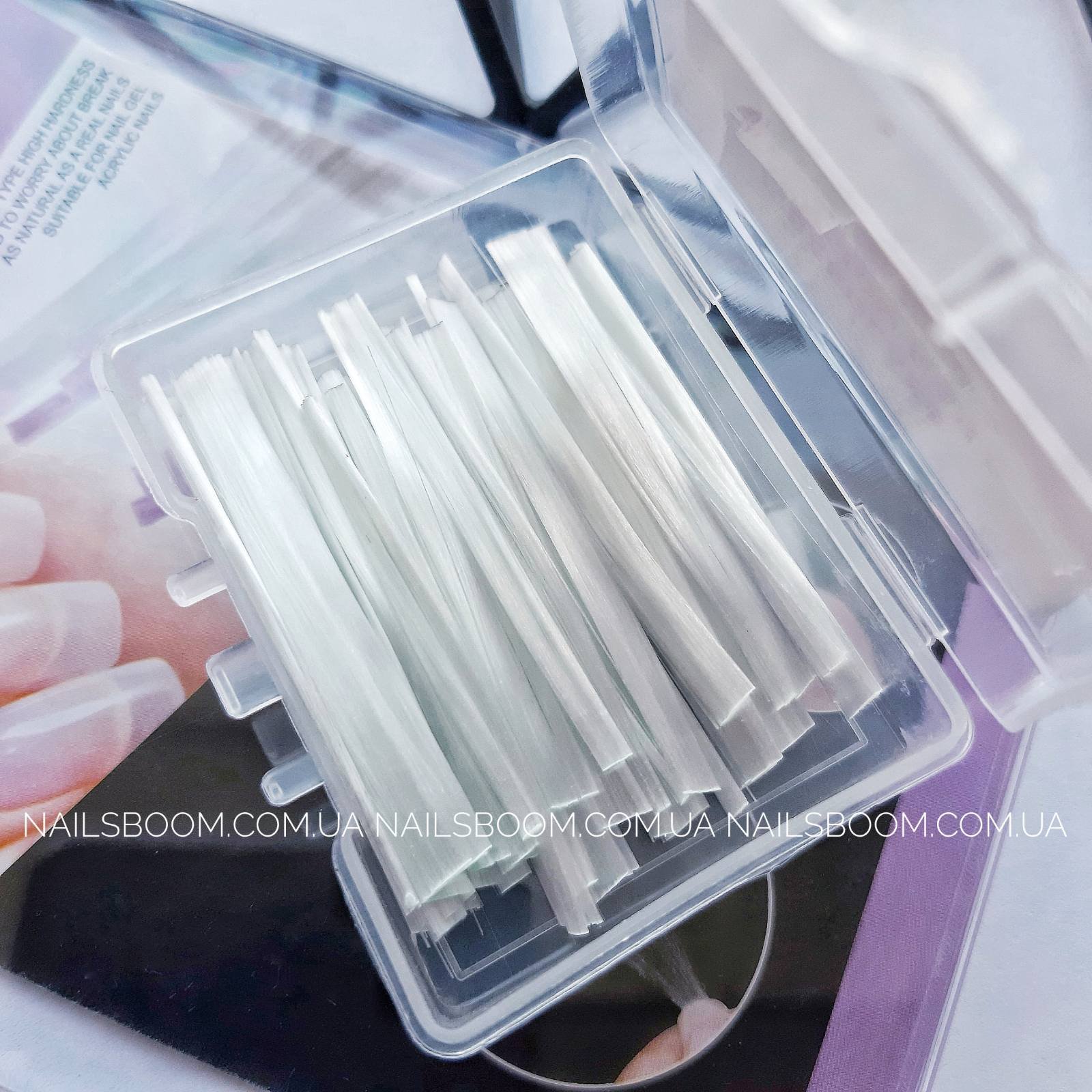 Стекло волокно для ремонта и наращивания ногтей Fiberglass, 5*5 см 20 шт