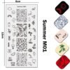 Пластина для стемпинга SuNail Summer M01