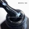 Гель-лак Moon Full №189 (черный с микроблеском), 8 мл