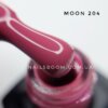 Гель-лак Moon Full №204 (темно-малиновый), 8 мл