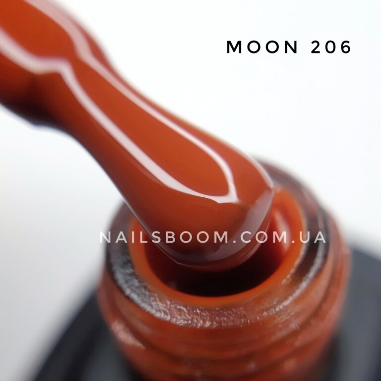 Гель-лак Moon Full №206 (тициановый), 8 мл