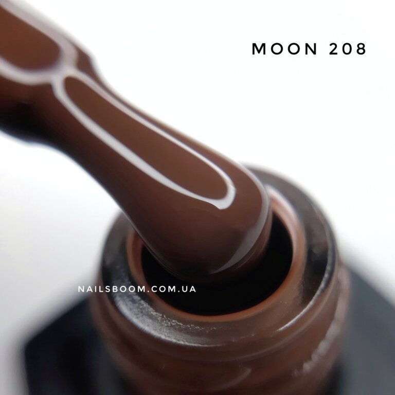 Гель-лак Moon Full №208 (молочный шоколад), 8 мл