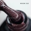 Гель-лак Moon Full №320 (темно-розовый винтажный с мелким шиммером), 8 мл