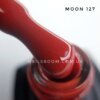 Гель-лак Moon Full №127 (красно-оранжевый темный), 8 мл