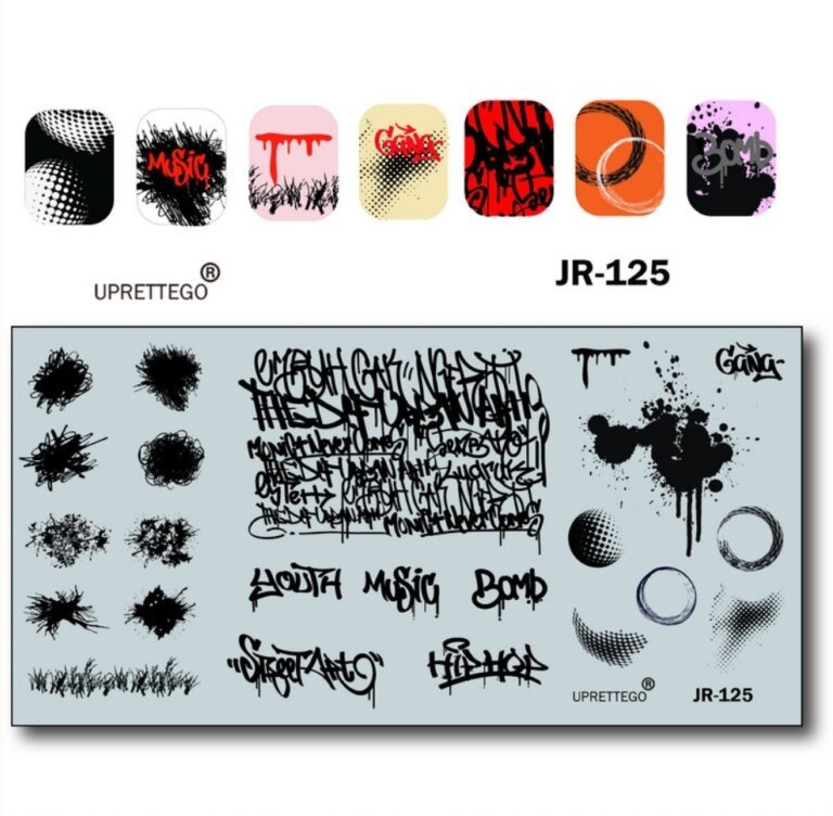 Пластина для стемпінгу JR-125