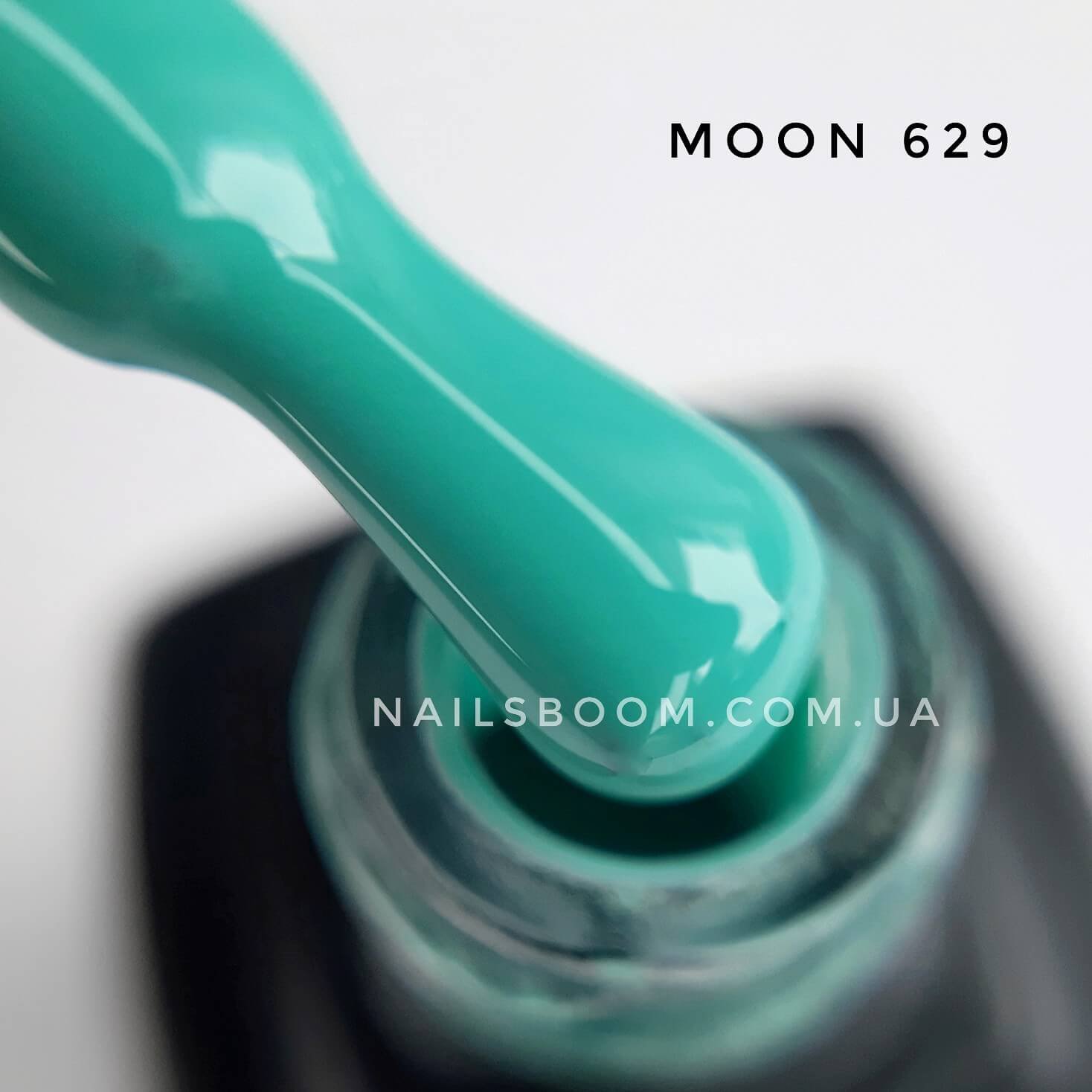 Гель-лак Moon Full №629 (бирюзовый), 8 мл