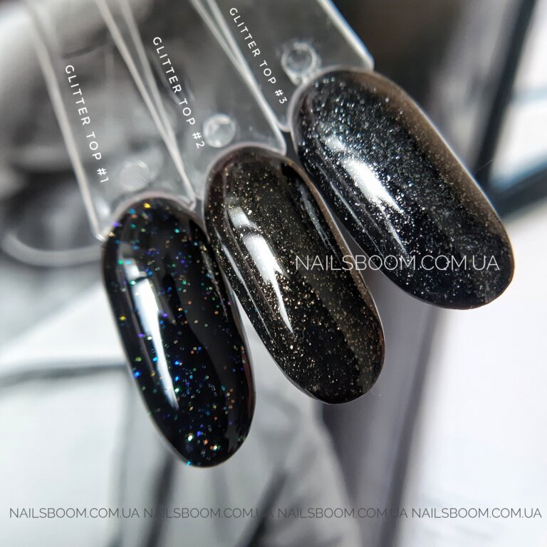 Гліттерний топ MOON Full Glitter Top Blue №4, 8 мл