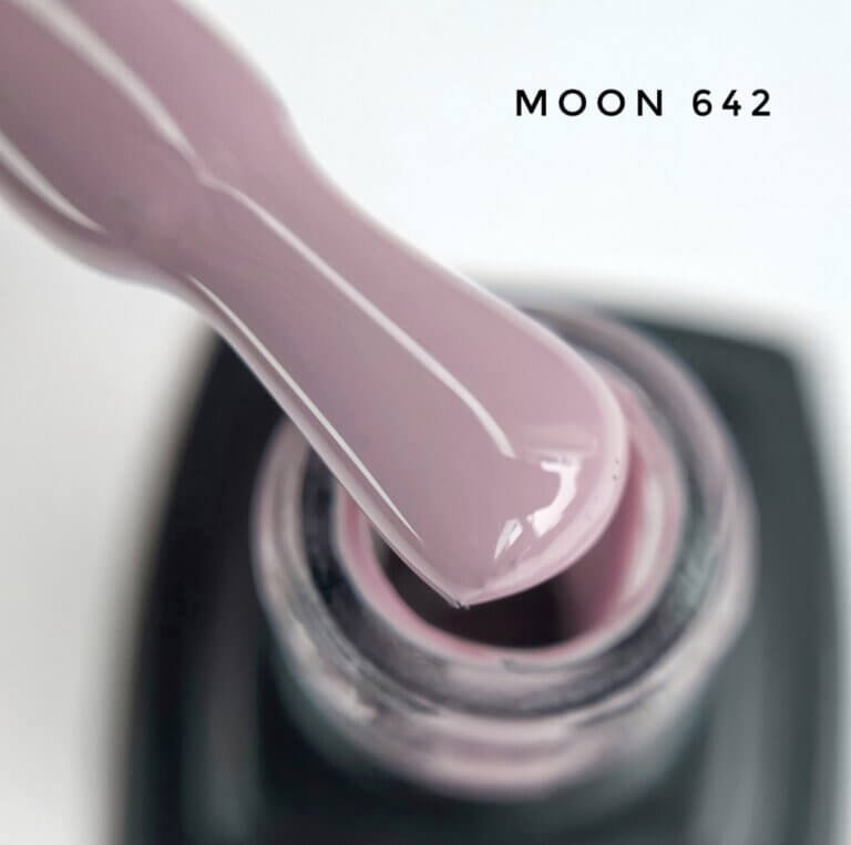 Гель-лак Moon Full №642 (бежево-лиловый), 8 мл