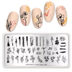 Пластина для стемпінгу Born Pretty Flower Tango L006