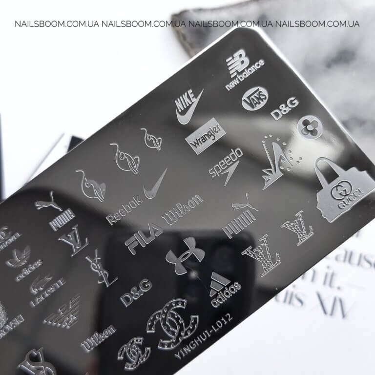 Пластина для стемпинга YINGHUI L012 (QQ-21)