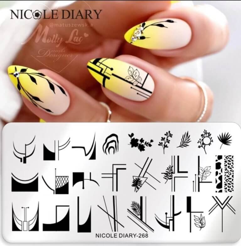 Пластина для стемпинга Nicole Diary 268