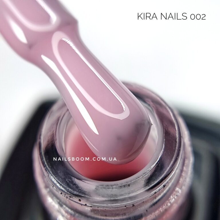 Гель-лак Kira Nails №002 (ніжно-рожевий, емаль), 6 мл