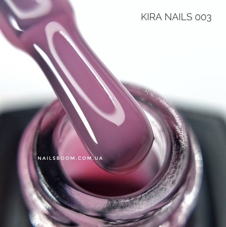 Гель-лак Kira Nails №003 (світлий рожевий для френча, емаль), 6 мл