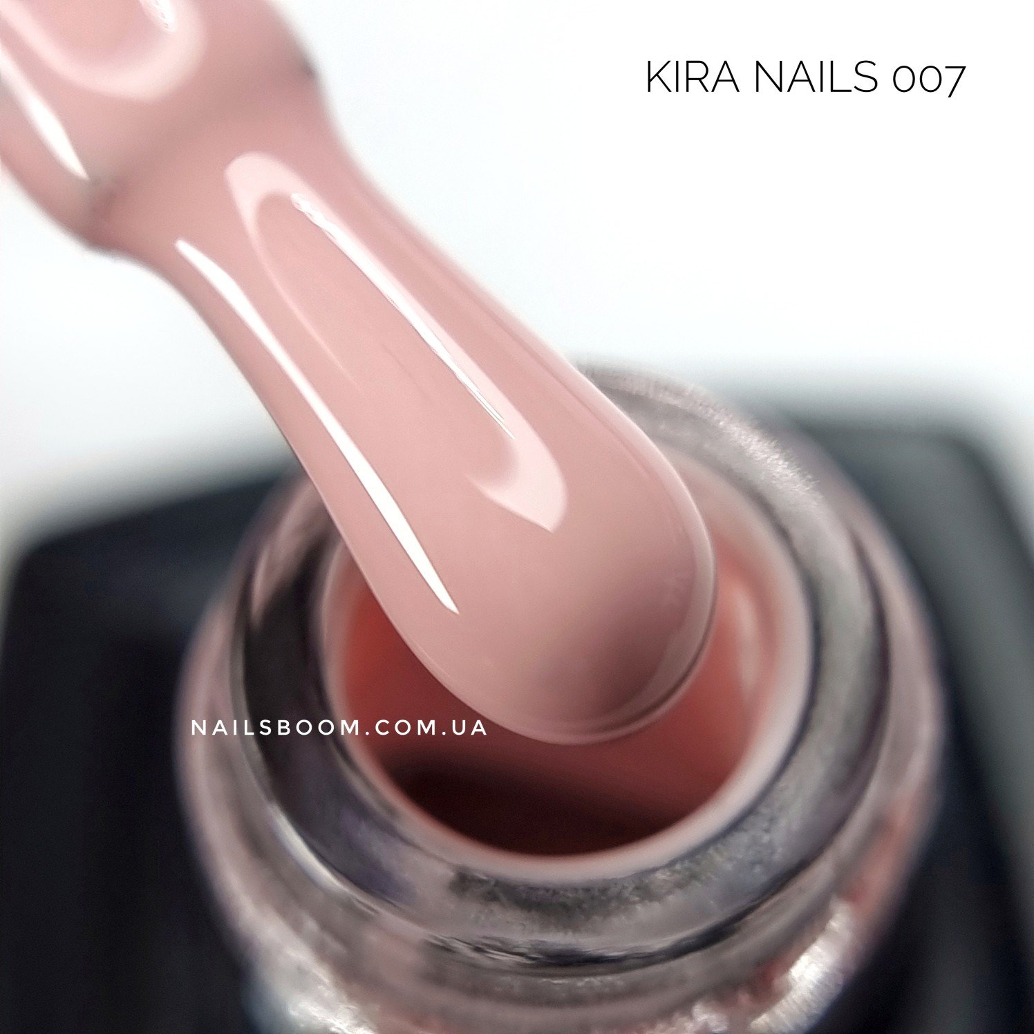 Гель-лак Kira Nails №007 (персиковий для френча, емаль), 6 мл