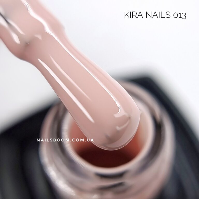 Гель-лак Kira Nails №013 (світлий персиково-рожевий, емаль), 6 мл