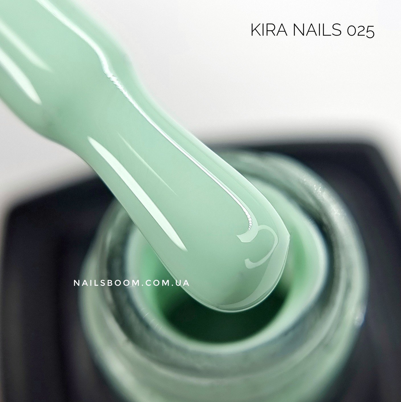 Гель-лак Kira Nails №025 (блідий салатовий, емаль), 6 мл