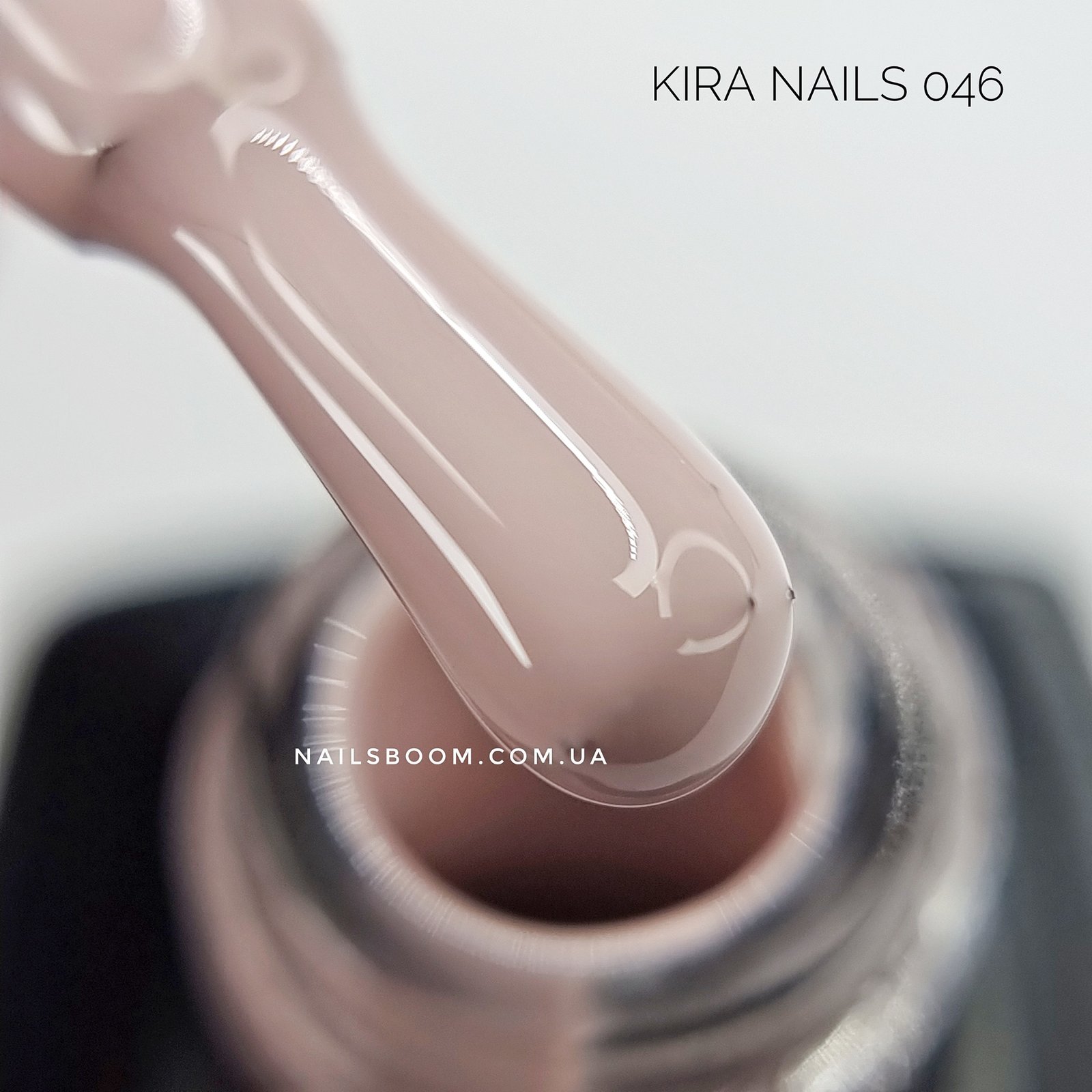 Гель-лак Kira Nails №046 (світлий бежево-рожевий, емаль), 6 мл