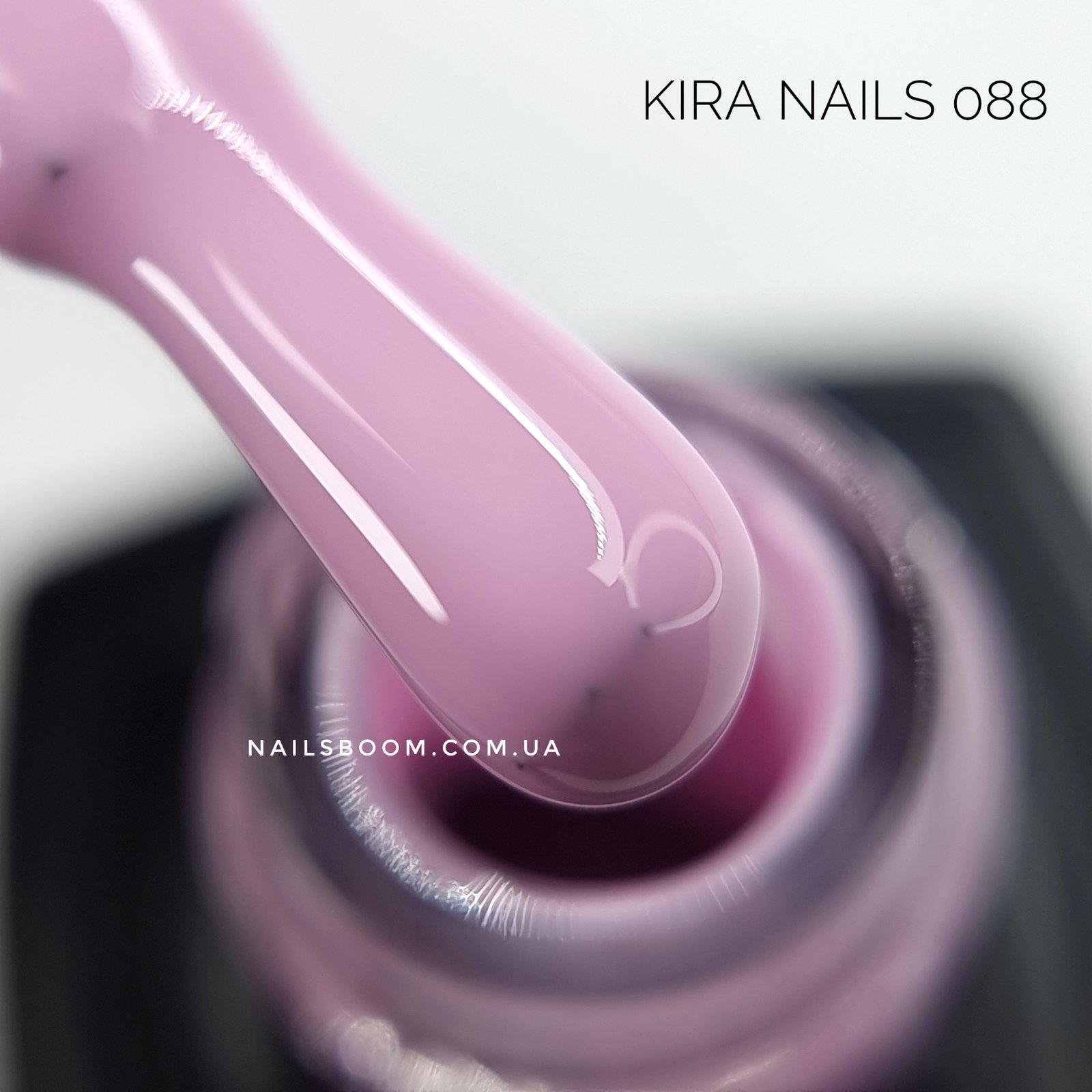 Гель-лак Kira Nails №088 (блідо-бузковий, емаль), 6 мл