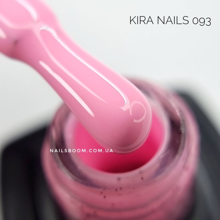 Гель-лак Kira Nails №093 (рожевий, емаль), 6 мл