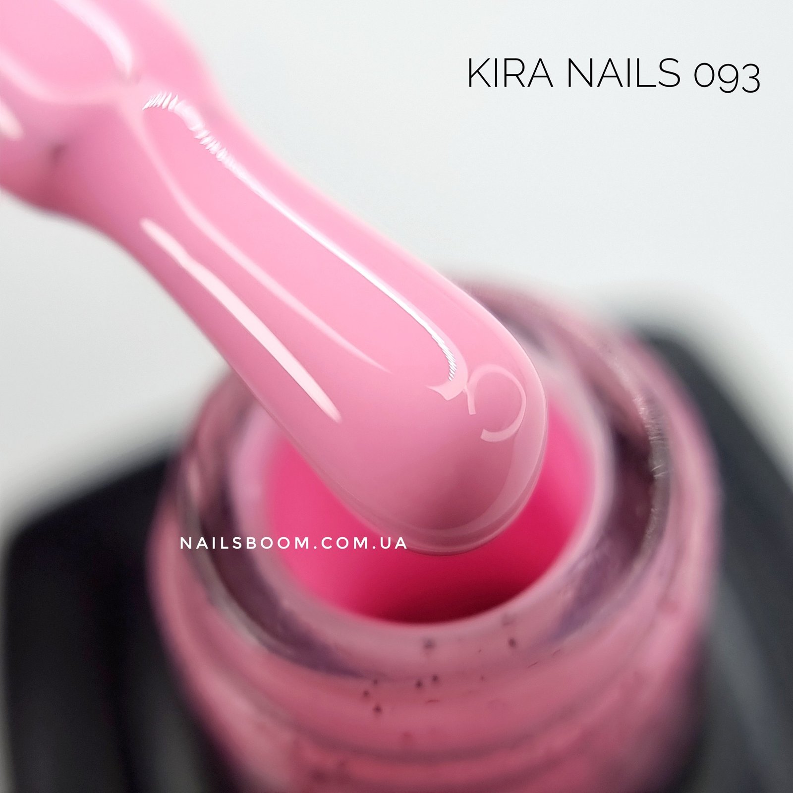 Гель-лак Kira Nails №093 (рожевий, емаль), 6 мл