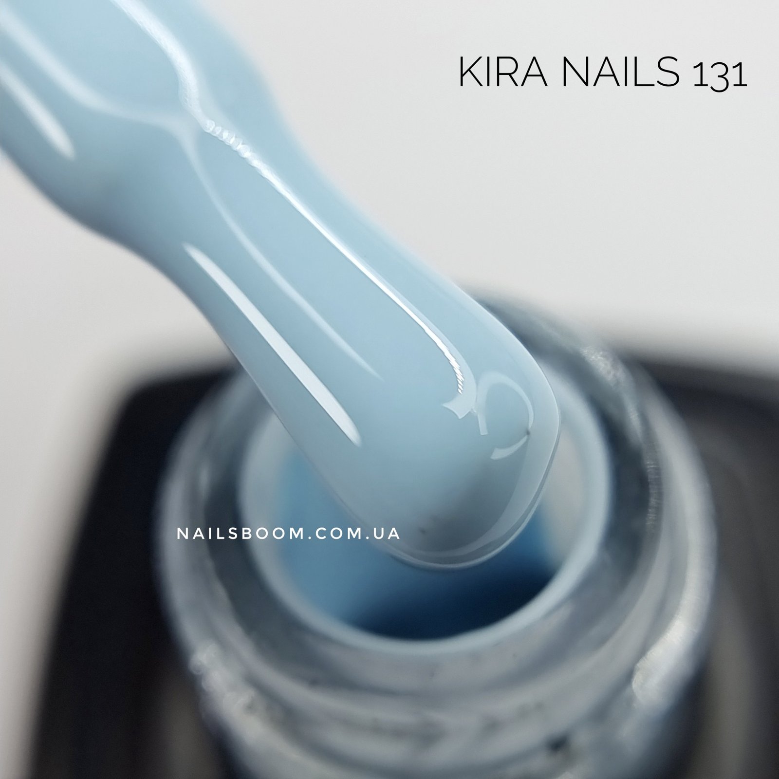 Гель-лак Kira Nails №131 (аквамариновий, емаль), 6 мл