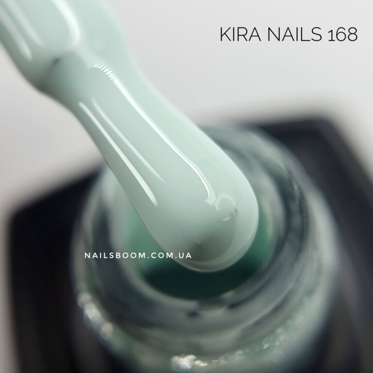 Гель-лак Kira Nails №168 (морська піна, емаль), 6 мл