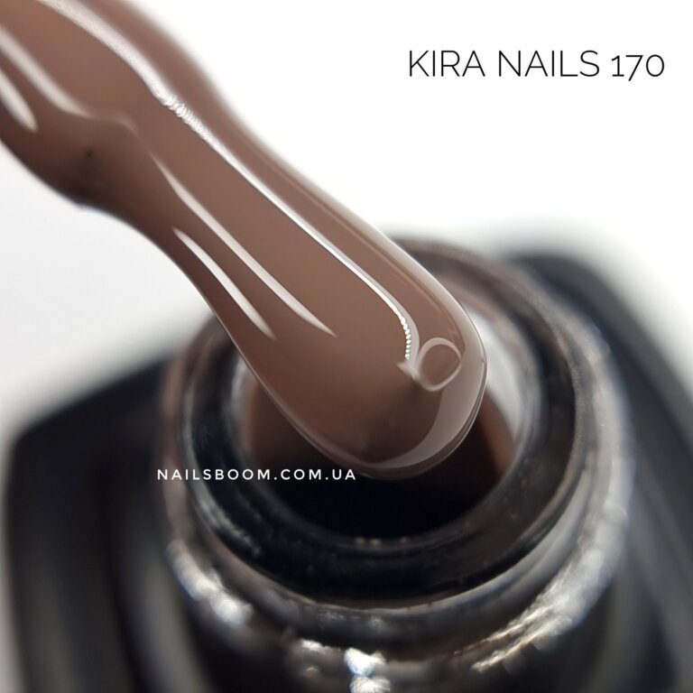 Гель-лак Kira Nails №170 (молочний шоколад, емаль), 6 мл