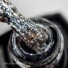 Гель-лак Kira Nails Shine Bright №002 (срібло з золотими блискітками), 6 мл