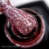 Гель-лак Kira Nails Shine Bright №008 (рожевий з блискітками), 6 мл