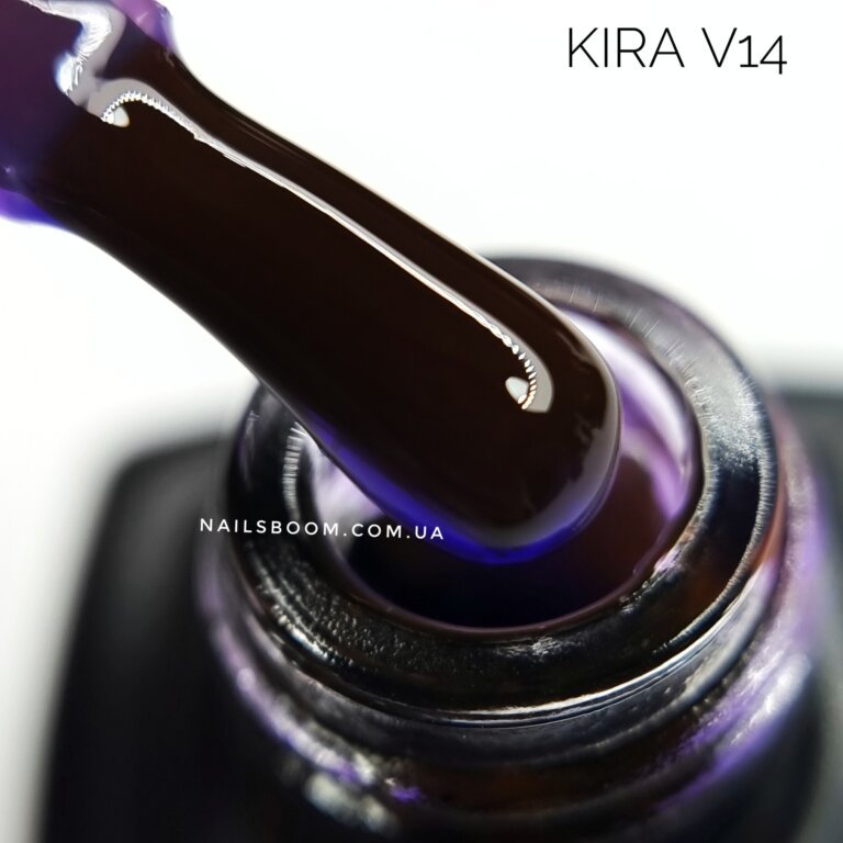 Гель-лак Kira Nails Vitrage №V14 (прозоро-фіолетовий, вітражний), 6 мл