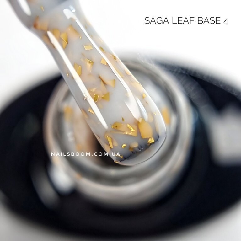 Камуфлююча база з поталлю Saga Leaf 4, 9 мл