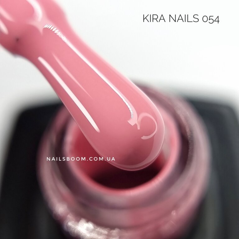 Гель-лак Kira Nails №054 (рожевий, емаль), 6 мл