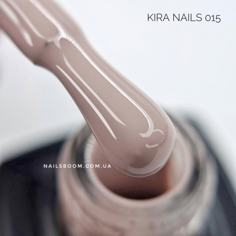 Гель-лак Kira Nails №015 (бежевий, емаль), 6 мл