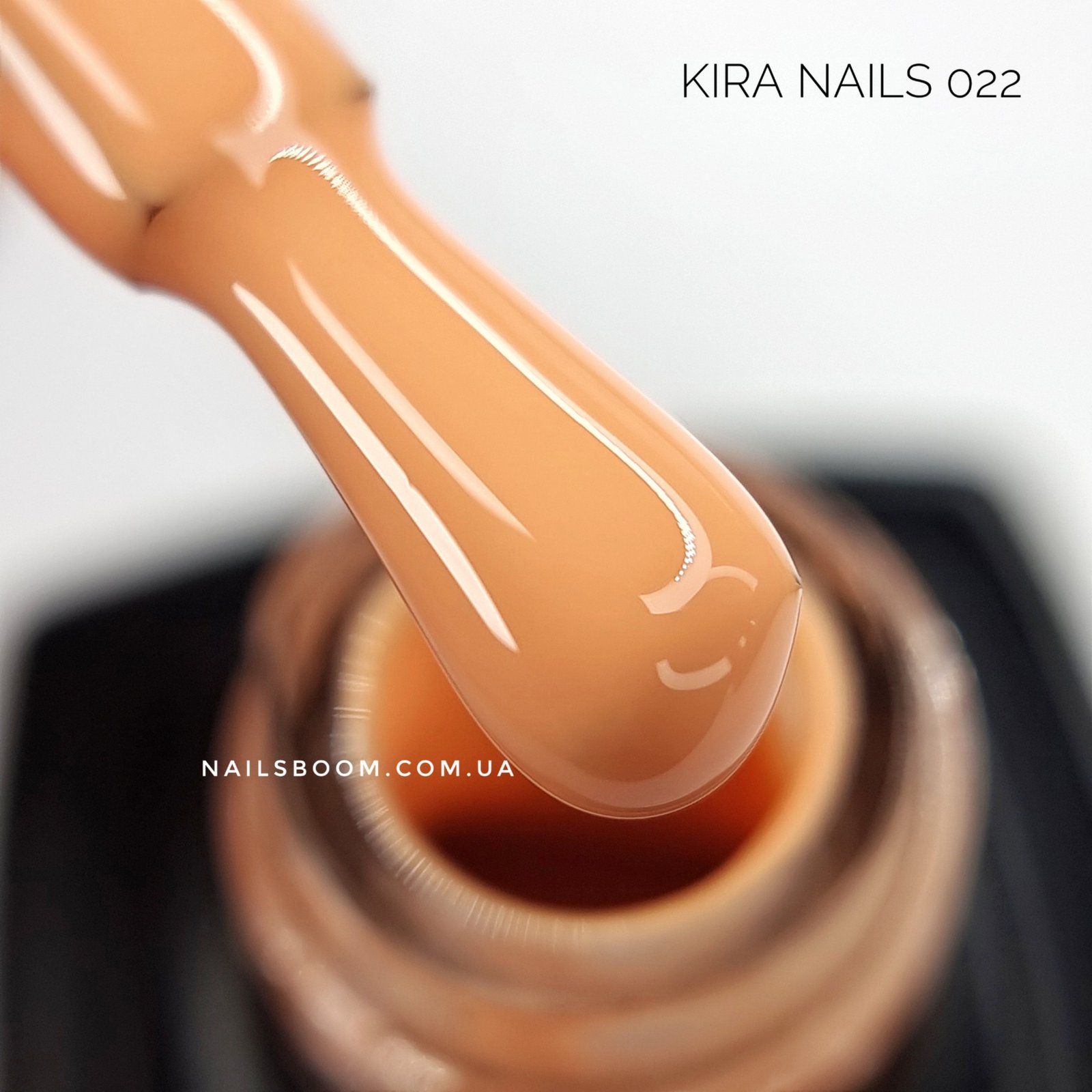 Гель-лак Kira Nails №022 (бежево-персиковий, емаль), 6 мл