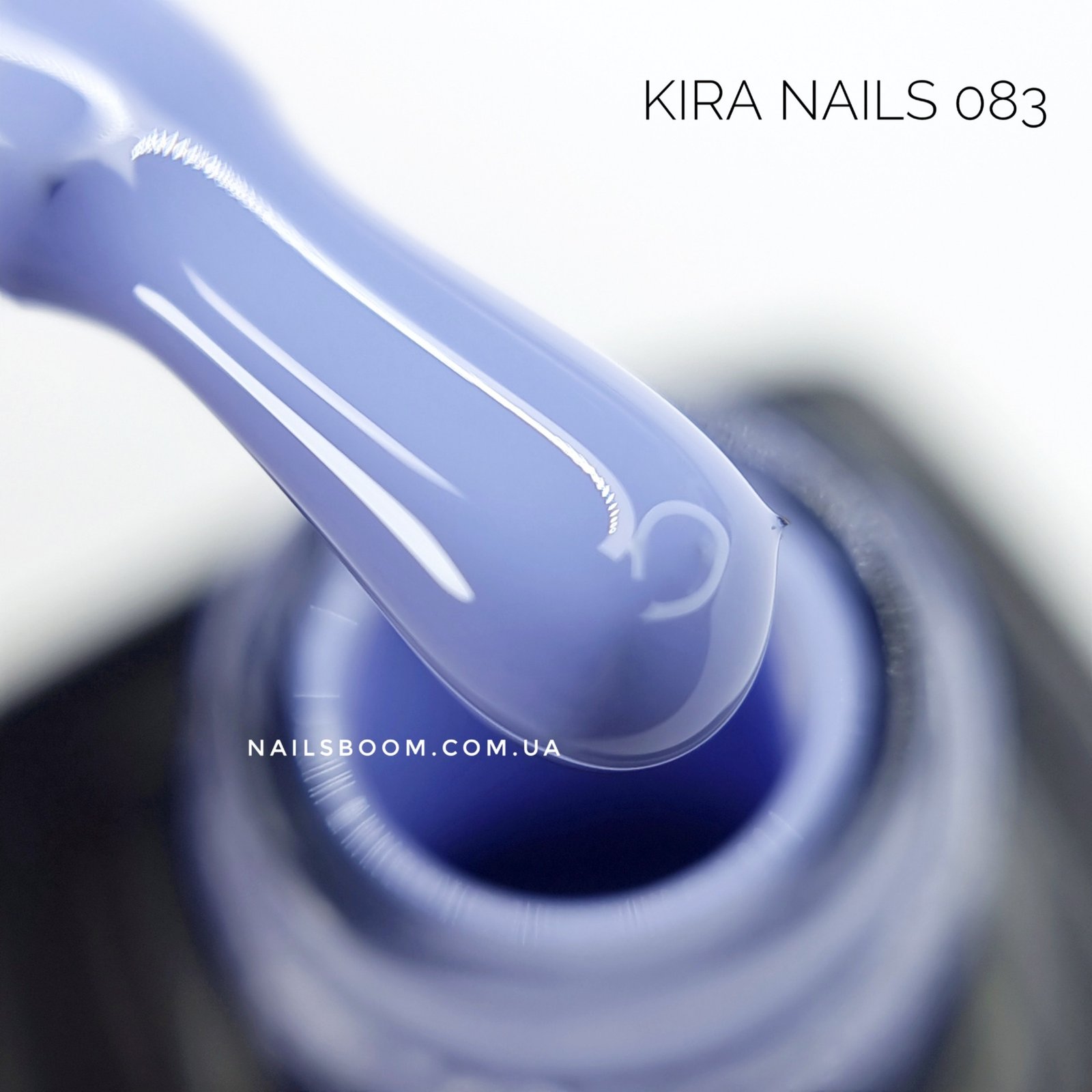 Гель-лак Kira Nails №083 (блідо-волошковий, емаль), 6 мл