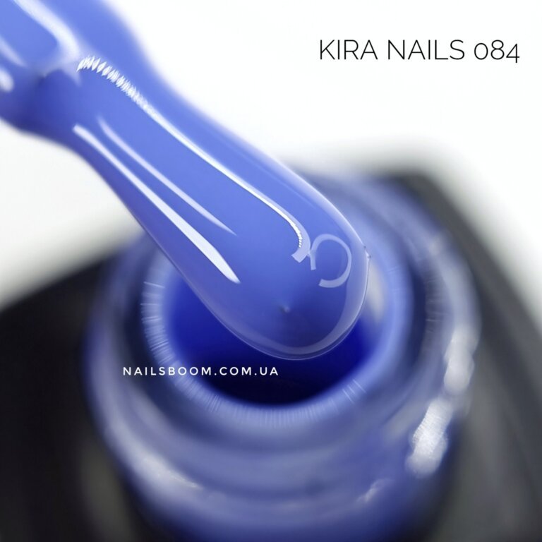 Гель-лак Kira Nails №084 (волошковий, емаль), 6 мл
