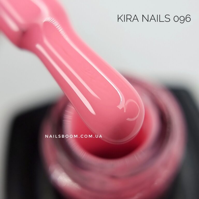 Гель-лак Kira Nails №096 (рожевий, неоновий), 6 мл